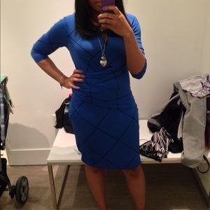New York & company blue & black dress!